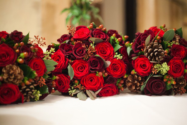 Red Wedding Flowers