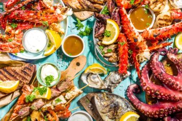 Diverse Seafood Menu